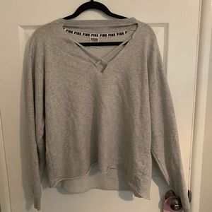 VS PINK Longsleeve Grey Sweater